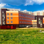 Московская область, Ленинский район, д. Дрожжино, микрорайон Бутово Парк 2 Б, использованы навесные вентилируемые фасады Ронсон